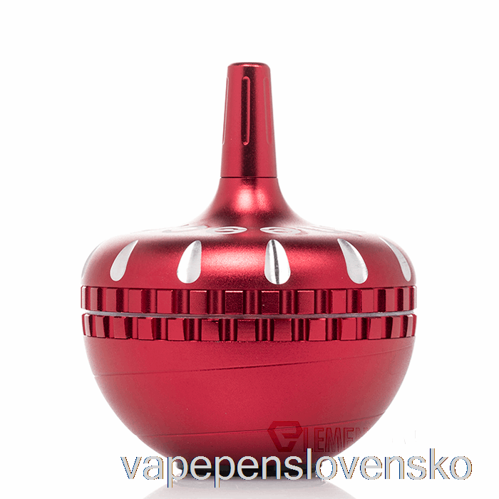 Cheech Glass 4 Dielny Rotačný Mlynček červené Vape Pero